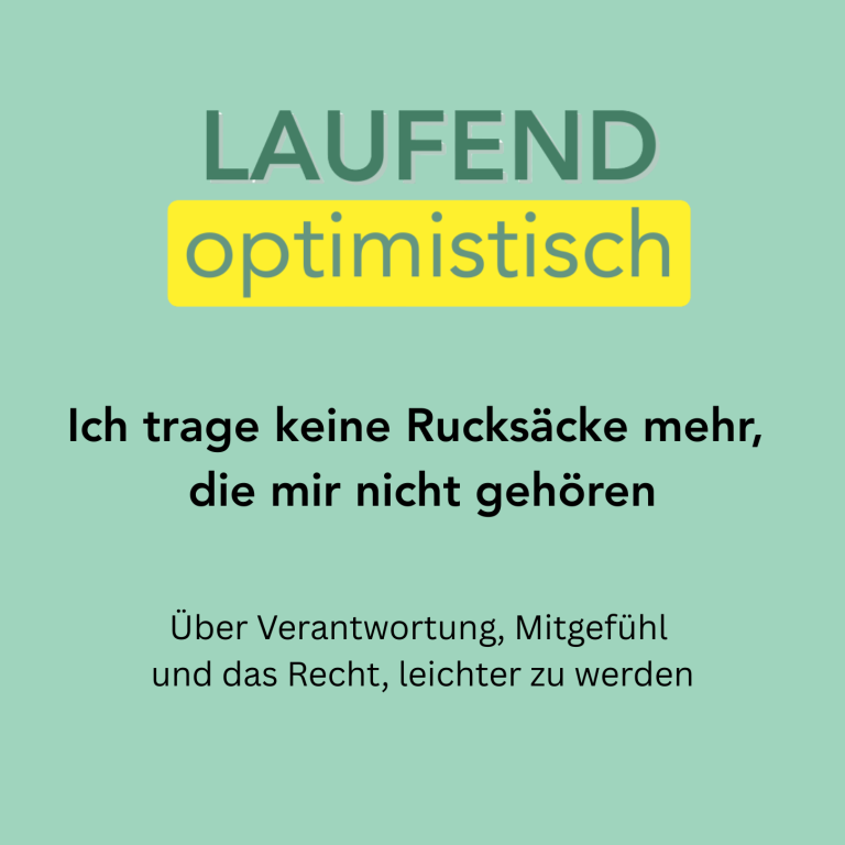 Ich trage keine Rucksäcke mehr, die mir nicht gehören