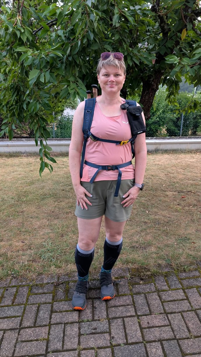 Jasmin bei ihrer 41-Kilometer-Generalprobe 2026